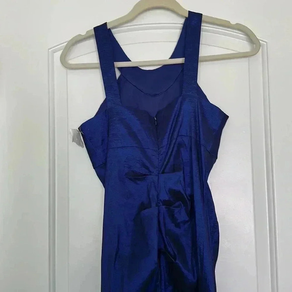 NWT R&M Richards Formal Royal Blue Maxi Dress Prom Homecoming Sequins Beads Sz 6 - Picture 8 of 11